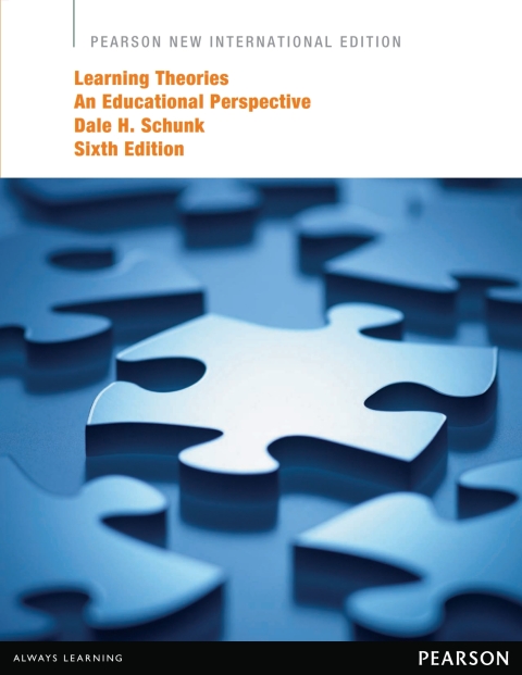 Learning Theories: Pearson New International Edition